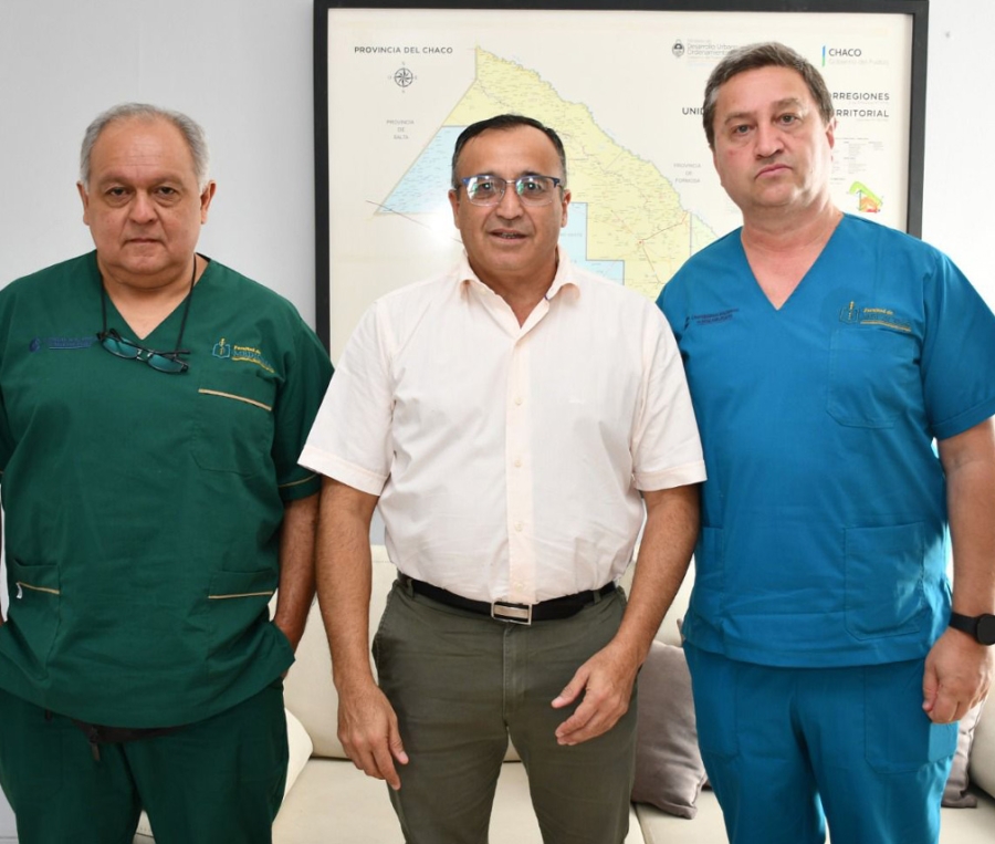 Reunión con el ministro de salud de Chaco