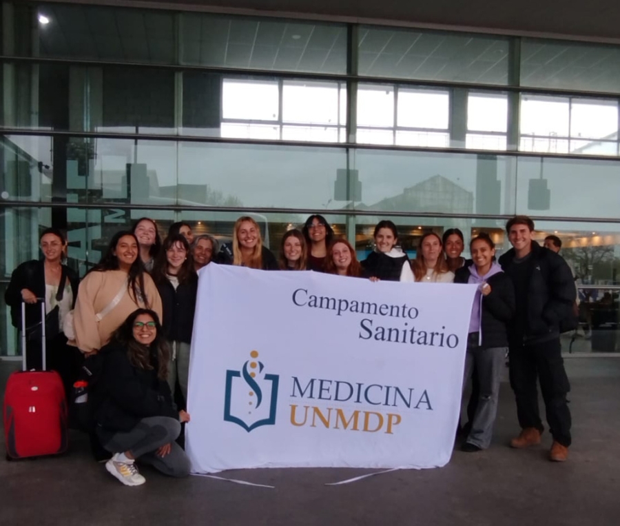 Nuevo grupo de estudiantes inició el Campamento Sanitario en el norte argentino