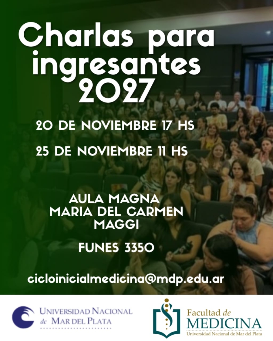 Charlas para ingresantes 2027